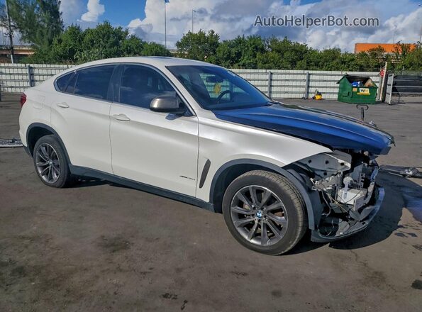 5UXKU2C55J0X51627 2018 BMW X6 White 