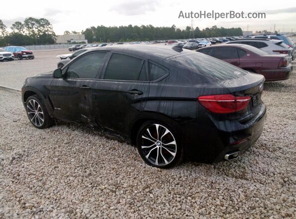 5UXKU6C53J0W39111 2018 BMW X6 Black Հետևի ձախ