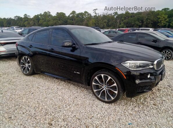 5UXKU6C53J0W39111 2018 BMW X6 Black Առջևի աջ
