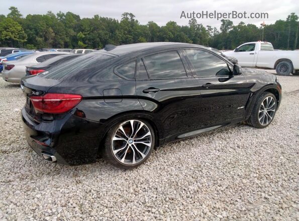 5UXKU6C53J0W39111 2018 BMW X6 Black Հետևի աջ