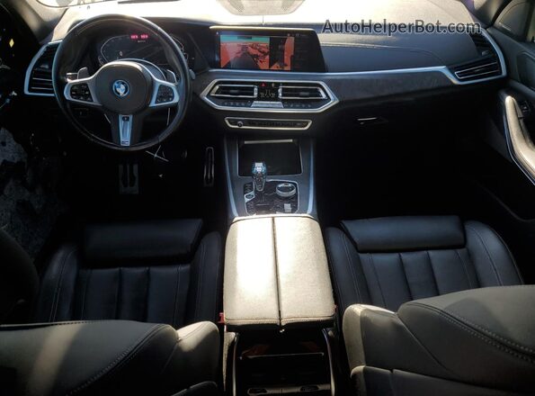5UXTA6C00N9M88375 2022 BMW X5 Gray Dashboard view