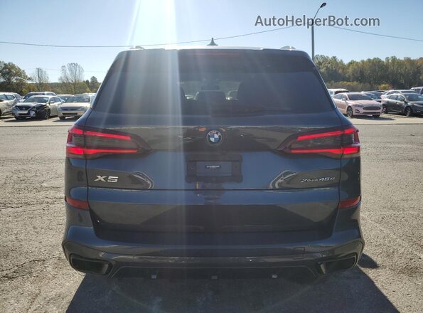 5UXTA6C00N9M88375 2022 BMW X5 Gray Rear view