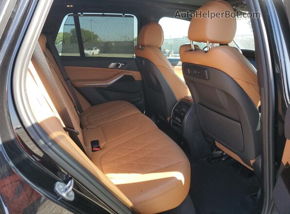5UXTA6C03P9N74816 2023 BMW X5 Black Rear interior view