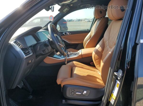 5UXTA6C03P9N74816 2023 BMW X5 Black Front interior view