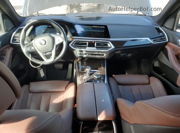 5UXTA6C08M9F32561 2021 BMW X5 Black Առջևի վահանակի տեսք