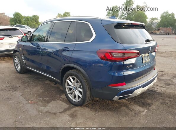 5UXTA6C09N9L13543 2022 BMW X5 Blue Задня ліва чверть