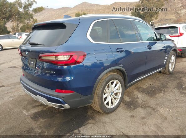 5UXTA6C09N9L13543 2022 BMW X5 Blue Задня права чверть