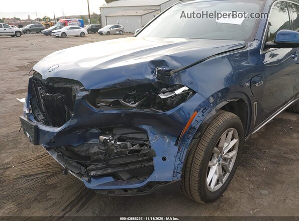 5UXTA6C09N9L13543 2022 BMW X5 Blue Вид спереду