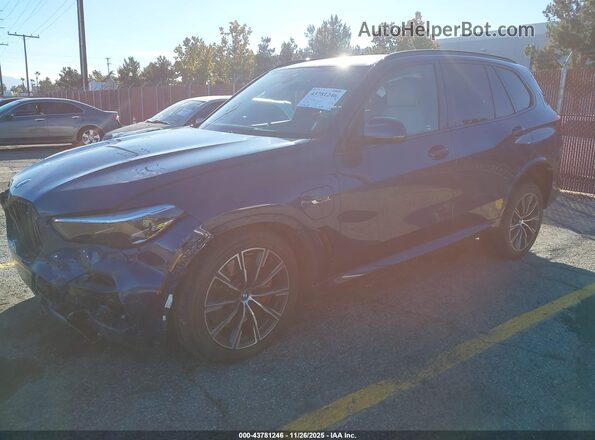 5UXTA6C0XP9R03012 2023 BMW X5 Blue Передня ліва чверть