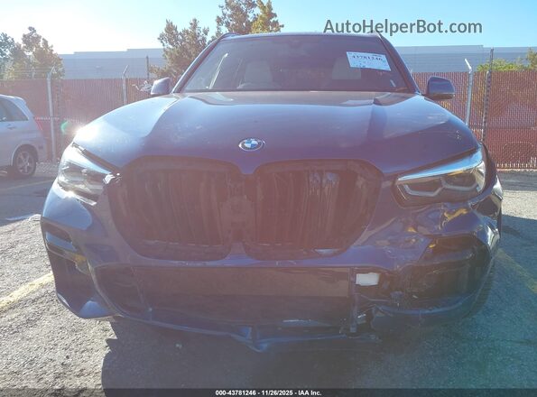 5UXTA6C0XP9R03012 2023 BMW X5 Blue Вид спереду
