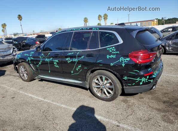 5UXTR7C50KLE96584 2019 BMW X3 Black Задня ліва чверть