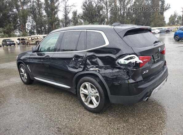 5UXTR7C52KLR49827 2019 BMW X3 Черный Задняя левая четверть