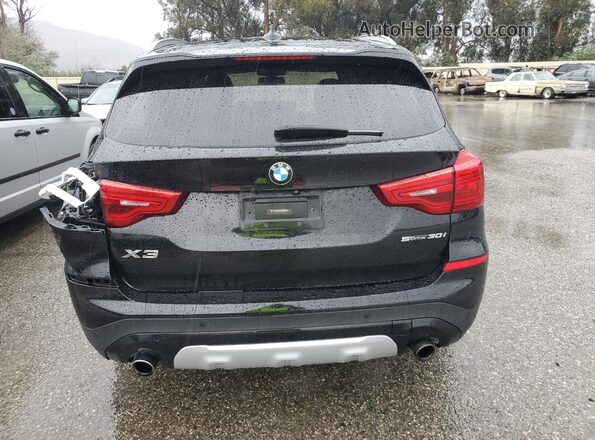 5UXTR7C52KLR49827 2019 BMW X3 Черный Вид сзади