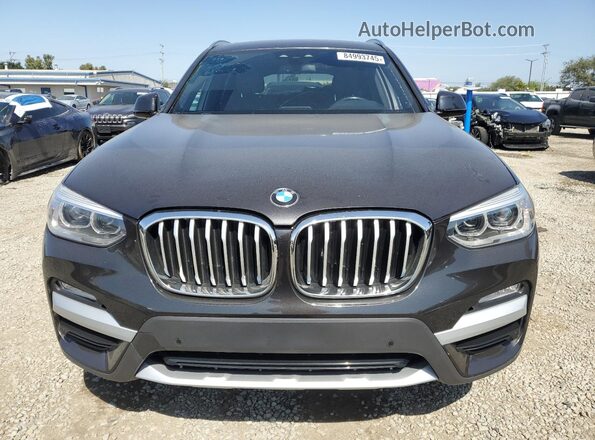 5UXTR9C54JLC81364 2018 BMW X3 Gray 