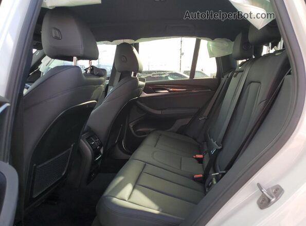 5UXTY3C00L9D46229 2020 BMW X3 White Rear interior view
