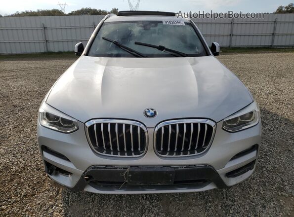 5UXTY3C00LLU72509 2020 BMW X3 Silver Vista frontal