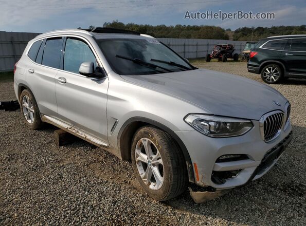 5UXTY3C00LLU72509 2020 BMW X3 Silver Delantero derecho