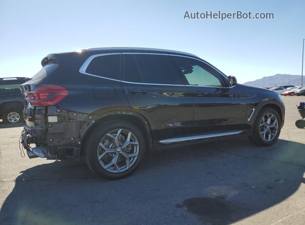 5UXTY3C01L9D47471 2020 BMW X3 Black უკანა მარჯვენა