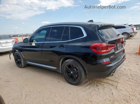 5UXTY3C02M9H99673 2021 BMW X3 Black Հետևի ձախ