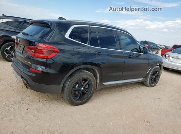 5UXTY3C02M9H99673 2021 BMW X3 Black Հետևի աջ