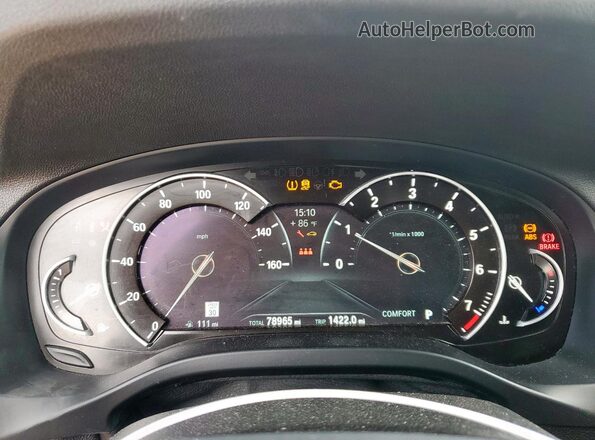 5UXTY3C02M9H99673 2021 BMW X3 Black Սարքավորումների վահանակի տեսք