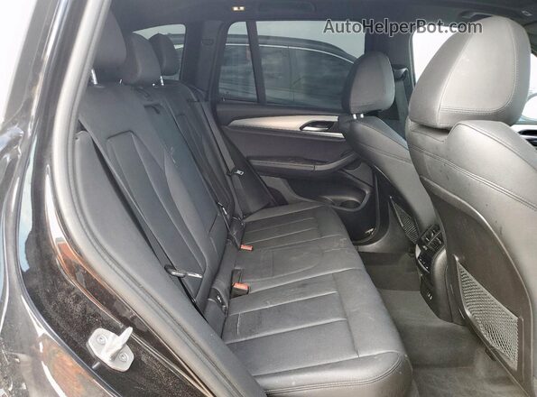 5UXTY3C02M9H99673 2021 BMW X3 Black Սալոնի հետևի տեսք