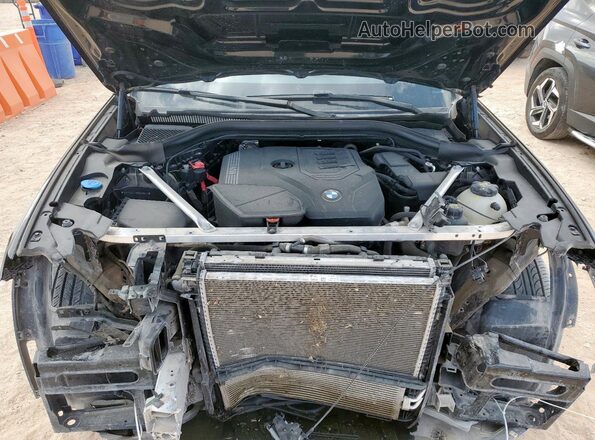 5UXTY3C02M9H99673 2021 BMW X3 Black Շարժիչի բաժամունքի տեսք