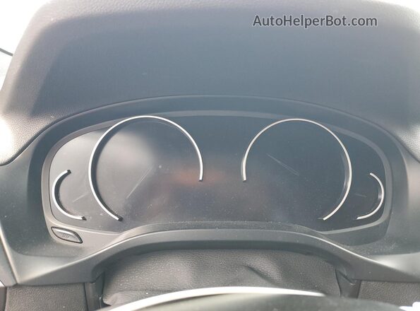 5UXTY3C04L9C23761 2020 BMW X3 White Instrument cluster view