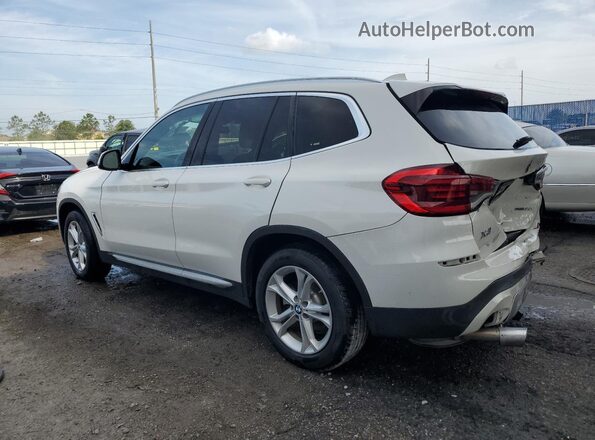 5UXTY3C04L9C23761 2020 BMW X3 White Rear left