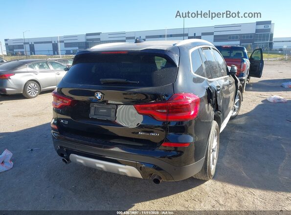 5UXTY3C08LLE55119 2020 BMW X3 Black Rear right