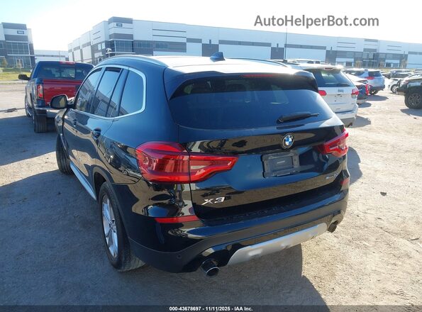 5UXTY3C08LLE55119 2020 BMW X3 Black Rear left