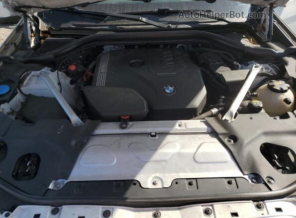 5UXTY3C0XM9G01213 2021 BMW X3 White Engine compartment view