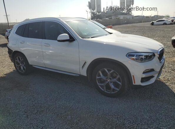 5UXTY3C0XM9G01213 2021 BMW X3 White Front right