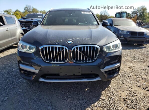 5UXTY5C00M9G98238 2021 BMW X3 Black Դիմացի տեսք