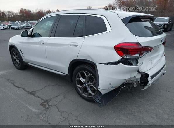 5UXTY5C01M9F44816 2021 BMW X3 White Задня ліва чверть