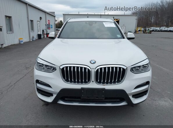 5UXTY5C01M9F44816 2021 BMW X3 White Вид щитка приладів