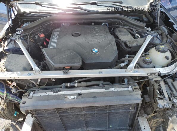 5UXTY5C02LLT38533 2020 BMW X3 Blue უკანა სალონის ხედი
