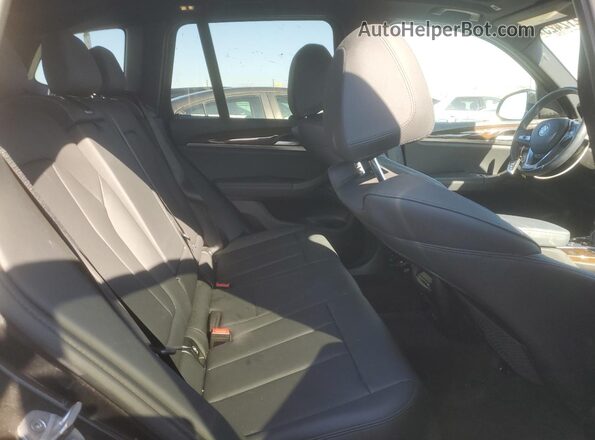 5UXTY5C03L9D09008 2020 BMW X3 Charcoal Rear interior view