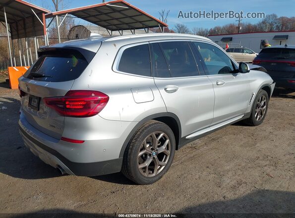 5UXTY5C03M9F01031 2021 BMW X3 Silver Tył prawy