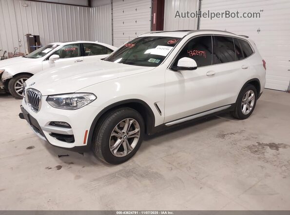5UXTY5C03M9G46053 2021 BMW X3 White 