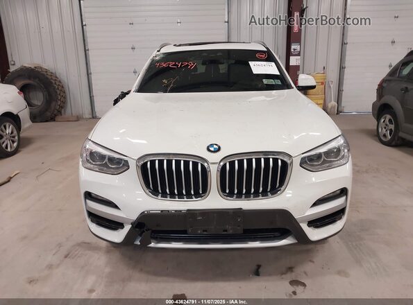 5UXTY5C03M9G46053 2021 BMW X3 White 
