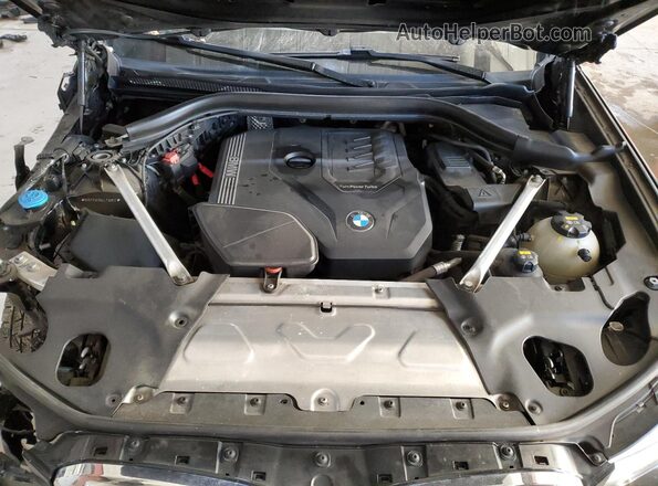 5UXTY5C06LLT36817 2020 BMW X3 Black Engine compartment view