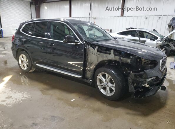 5UXTY5C06LLT36817 2020 BMW X3 Black Front right