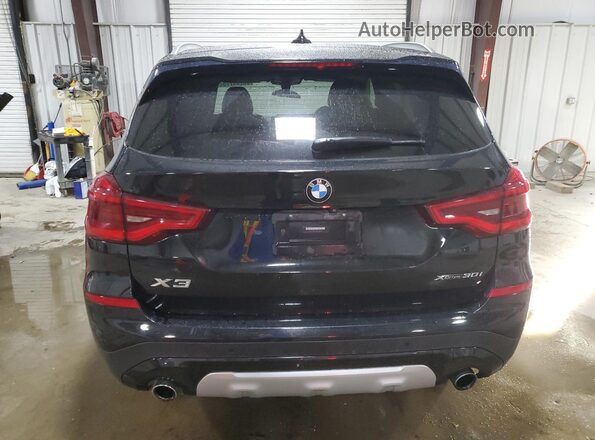 5UXTY5C06LLT36817 2020 BMW X3 Black Rear view