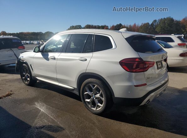 5UXTY5C07L9B80528 2020 BMW X3 White Rear left