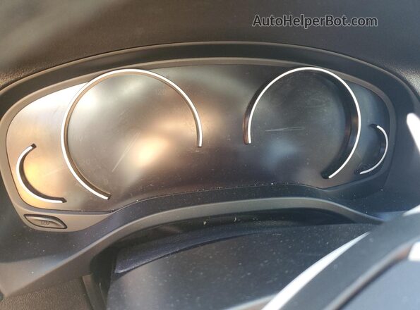 5UXTY5C07L9B80528 2020 BMW X3 White Instrument cluster view