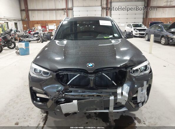 5UXTY5C08L9C46102 2020 BMW X3 Gray Vista del cuadro de instrumentos