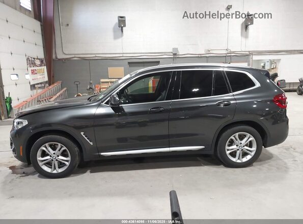 5UXTY5C08L9C46102 2020 BMW X3 Gray Vista interior de 360 grados
