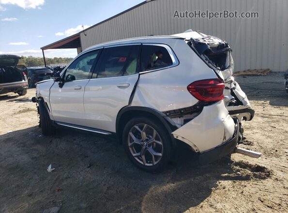 5UXTY5C09LLE57778 2020 BMW X3 White Задня ліва чверть