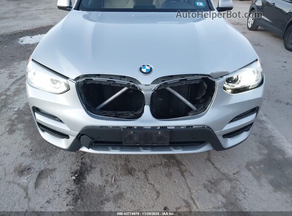 5UXTY5C09M9E17053 2021 BMW X3 Silver Вид спереду
